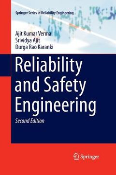 portada Reliability And Safety Engineering (springer Series In Reliability Engineering) (en Inglés)
