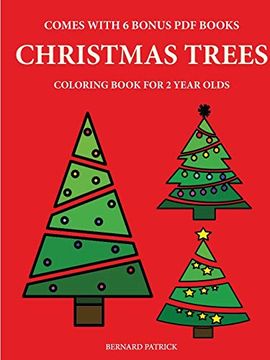 portada Coloring Books for 2 Year Olds (Christmas Trees) (en Inglés)