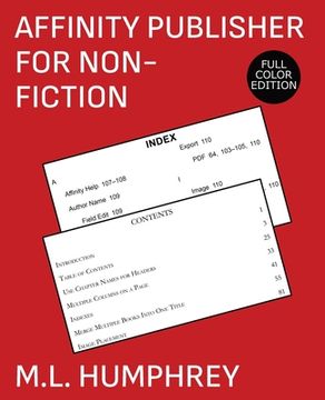 portada Affinity Publisher for Non-Fiction: Full-Color Edition (en Inglés)