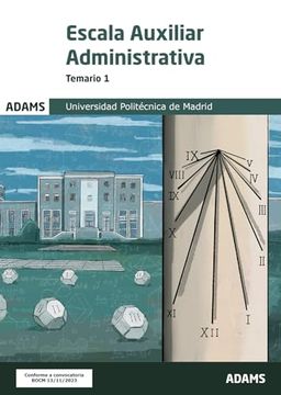 portada Temario 1 Escala Auxiliar Administrativa de la Universidad Politécnica de Madrid