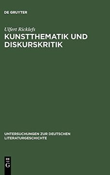 portada Kunstthematik und Diskurskritik: Das Poetische Werk des Jungen Arnim und die Eschatologische Wirklichkeit der -Kronenwachter- 