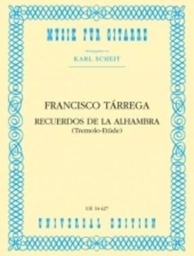 portada Recuerdos de la Alhambra for Guitar: Ue14427 (en Inglés)