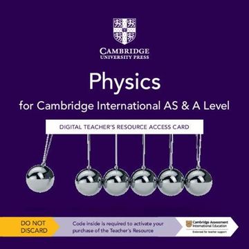 portada Cambridge International as and a Level Physics. Cambridge Elevate Teacher'S Resource Access Card. Per le Scuole Superiori 