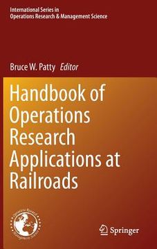portada Handbook of Operations Research Applications at Railroads (en Inglés)