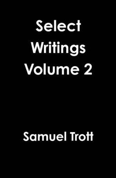 portada Select Writings Volume 2 (in English)