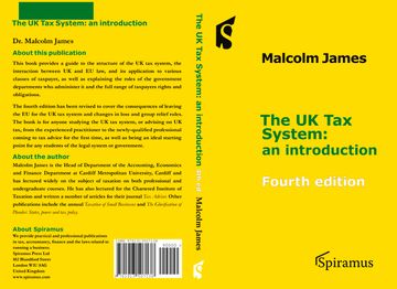 portada The UK Tax System: An Introduction (en Inglés)