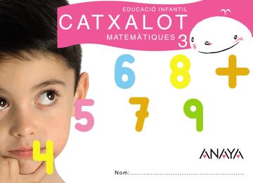 portada Catxalot, Matemàtiques, Educació Infantil, 5 Anys (Valencia). Quadern 3