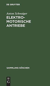 portada Elektromotorische Antriebe (en Alemán)