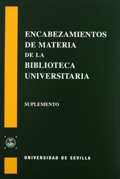 (suplemento).encabezamientos de materia
