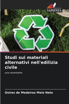 portada Studi sui materiali alternativi nell'edilizia civile (in Italian)