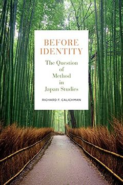 portada Before Identity: The Question of Method in Japan Studies (en Inglés)