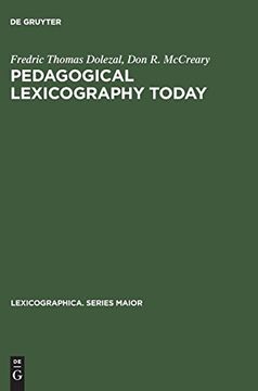 portada Pedagogical Lexicography Today (Lexicographica) 