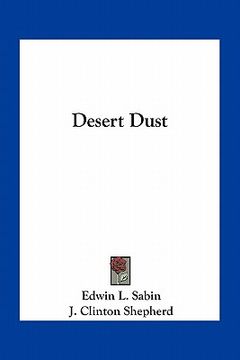 portada desert dust (en Inglés)