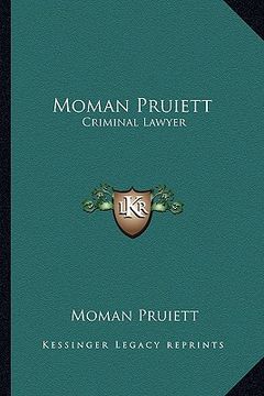 portada moman pruiett: criminal lawyer (in English)