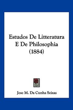 portada Estudos De Litteratura E De Philosophia (1884)