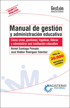 portada Manual de Gestion y Administracion Educativa 5 ed (in Spanish)