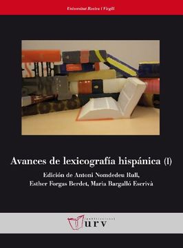 portada Avances de Lexicografía Hispánica (i) (Fuera de Colección)