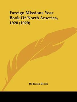 portada foreign missions year book of north america, 1920 (1920) (in English)