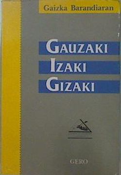 portada Gauzaki, Izaki, Gizaki