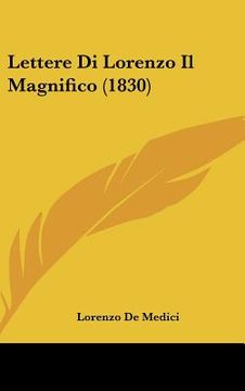portada lettere di lorenzo il magnifico (1830) (en Inglés)