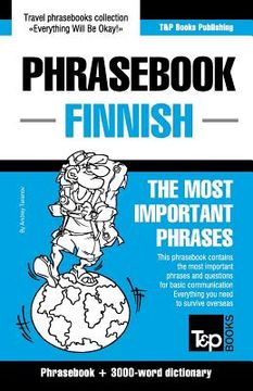 portada English-Finnish phrasebook and 3000-word topical vocabulary (in English)