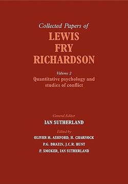 portada The Collected Papers of Lewis fry Richardson (en Inglés)