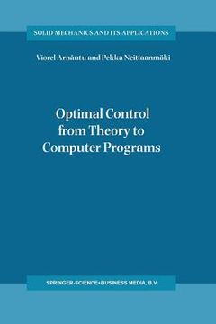 portada optimal control from theory to computer programs (en Inglés)