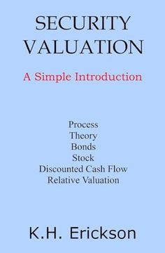 portada Security Valuation: A Simple Introduction (Simple Introductions) (en Inglés)