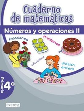 portada cuad.matematicas ii-4º.primaria numeros operaciones