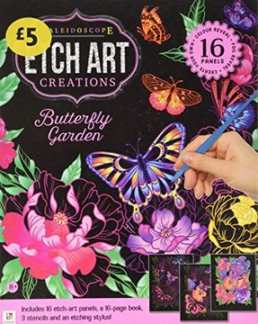 portada Kaleidoscope Etch art Creations: Butterfly Garden (en Inglés)