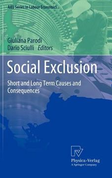 portada social exclusion: short and long term causes and consequences (en Inglés)