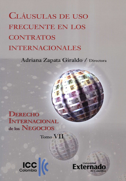 portada CLAUSULAS DE USO FRECUENTE (VII) EN LOS CONTRATOS INTERNACIONALES DERECHO INTERNACIONAL DE LOS NEGOCIOS (in Spanish)