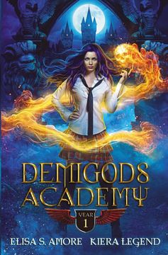 portada Demigods Academy - Year One: (Young Adult Supernatural Urban Fantasy) (en Inglés)
