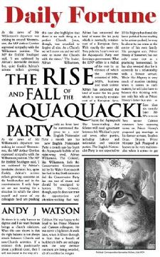 portada the rise and fall of the aquaquacki party (en Inglés)