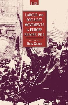 portada labour and socialist movements in europe before 1914 (en Inglés)