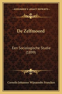 portada De Zelfmoord: Een Sociologische Studie (1899)