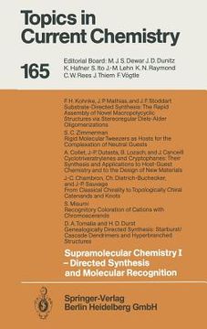 portada supramolecular chemistry i - directed synthesis and molecular recognition (en Inglés)