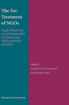 portada the tax treatment of ngos: legal, fiscal and ethical standards for promoting ngos and their activities (en Inglés)