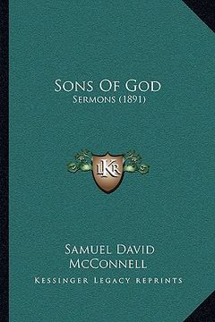 portada sons of god: sermons (1891) (en Inglés)