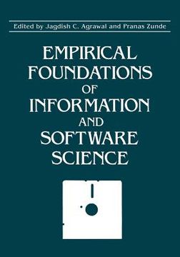portada Impirical Foundations of Information and Software Science (in English)