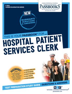 portada Hospital Patient Services Clerk (C-3610): Passbooks Study Guide Volume 3610 (en Inglés)