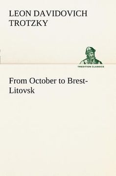portada from october to brest-litovsk (en Inglés)