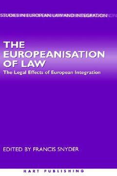 portada the europeanisation of law (en Inglés)