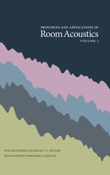 portada Principles and Applications of Room Acoustics, Volume 1 