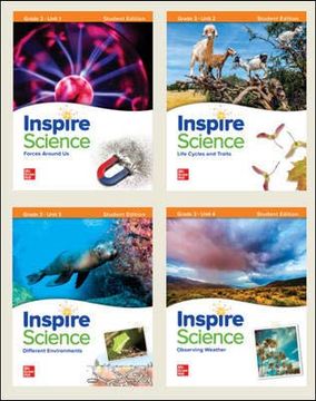 portada Inspire Science Grade 3, Print Student Edition Bundle (Units 1-4) (en Inglés)