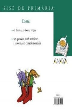 portada Blister  " Les botes roges "  6º de Primaria (C. Valenciana) (Libros Infantiles - Plan Lector - Tres Sopes (C. Valenciana))