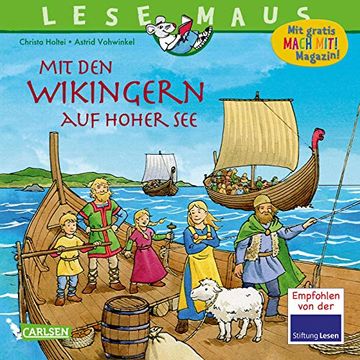 portada Lesemaus 148: Mit den Wikingern auf Hoher see (en Alemán)
