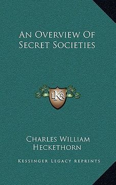 portada an overview of secret societies (en Inglés)