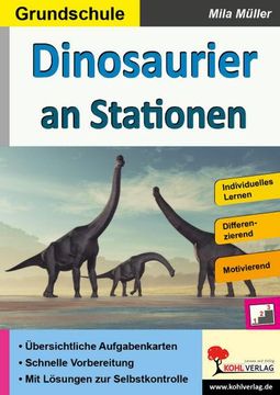 portada Dinosaurier an Stationen / Grundschule (in German)
