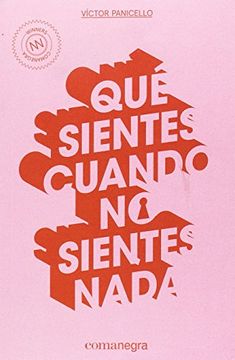portada Qué Sientes Cuando no Sientes Nada (in Spanish)